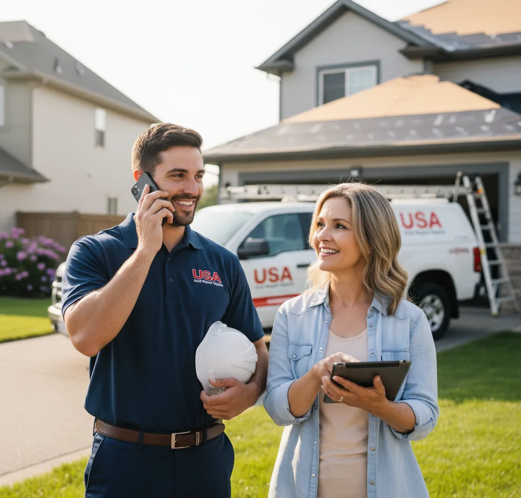 USA Roof Repair Experts customer support in Parachute